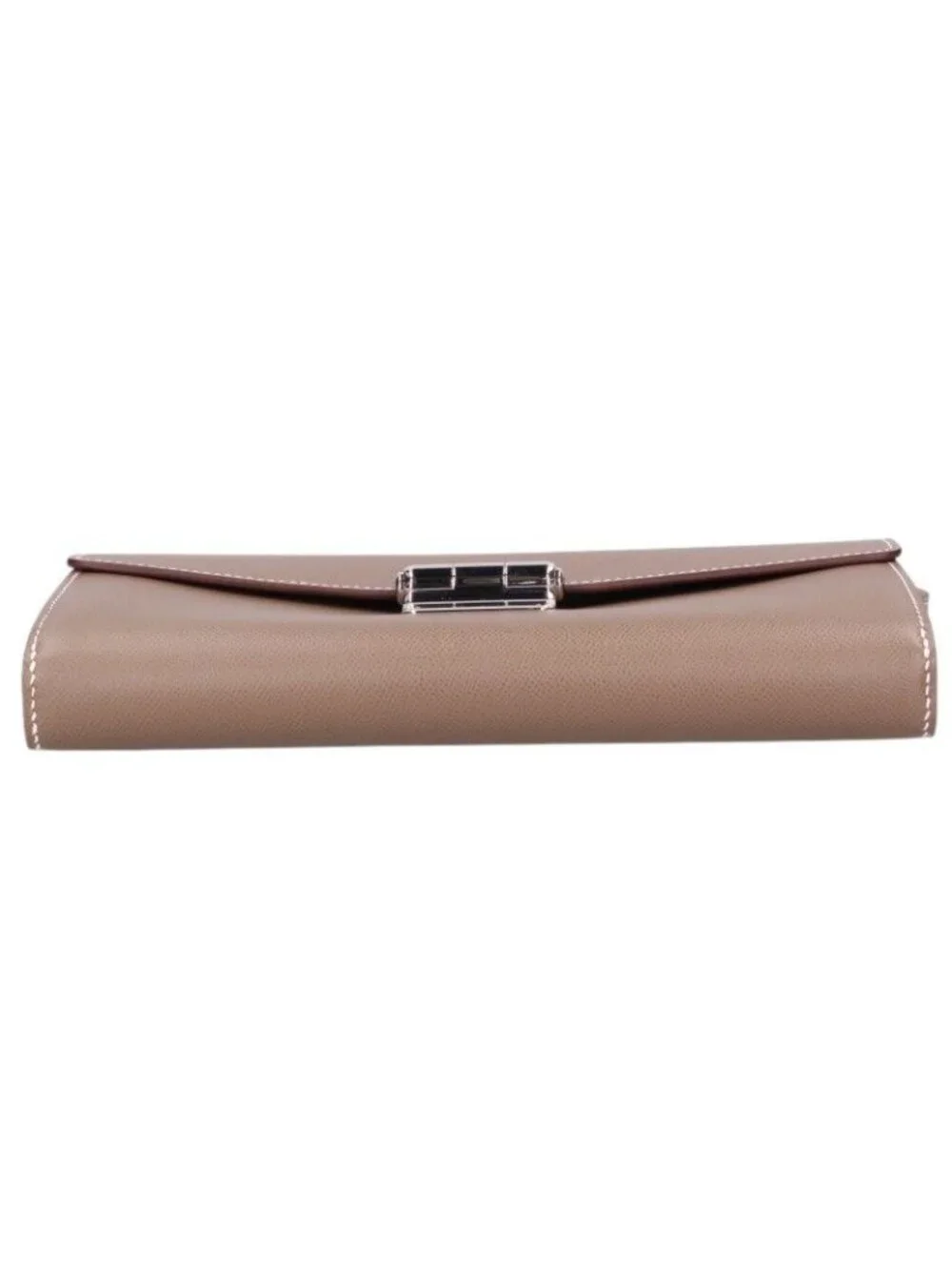 Hermes Charnier Tougo Etoupe Madame Leather Shoulder